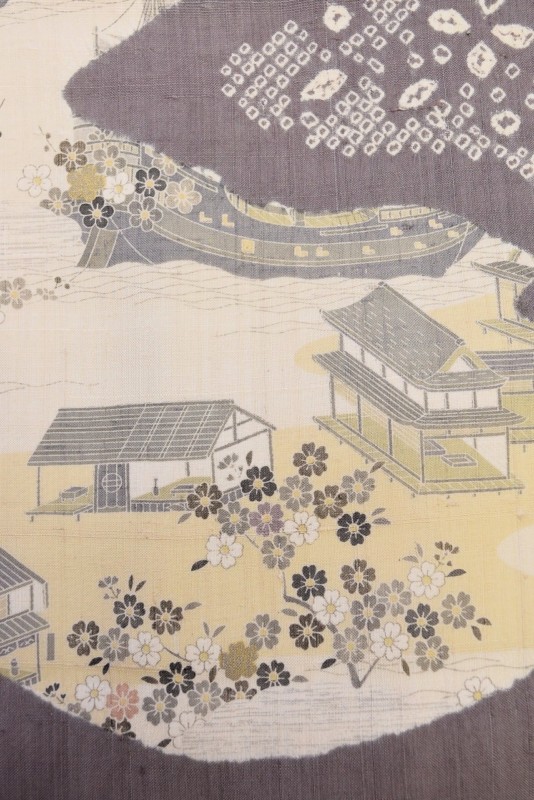 しょうざん生紬 訪問着